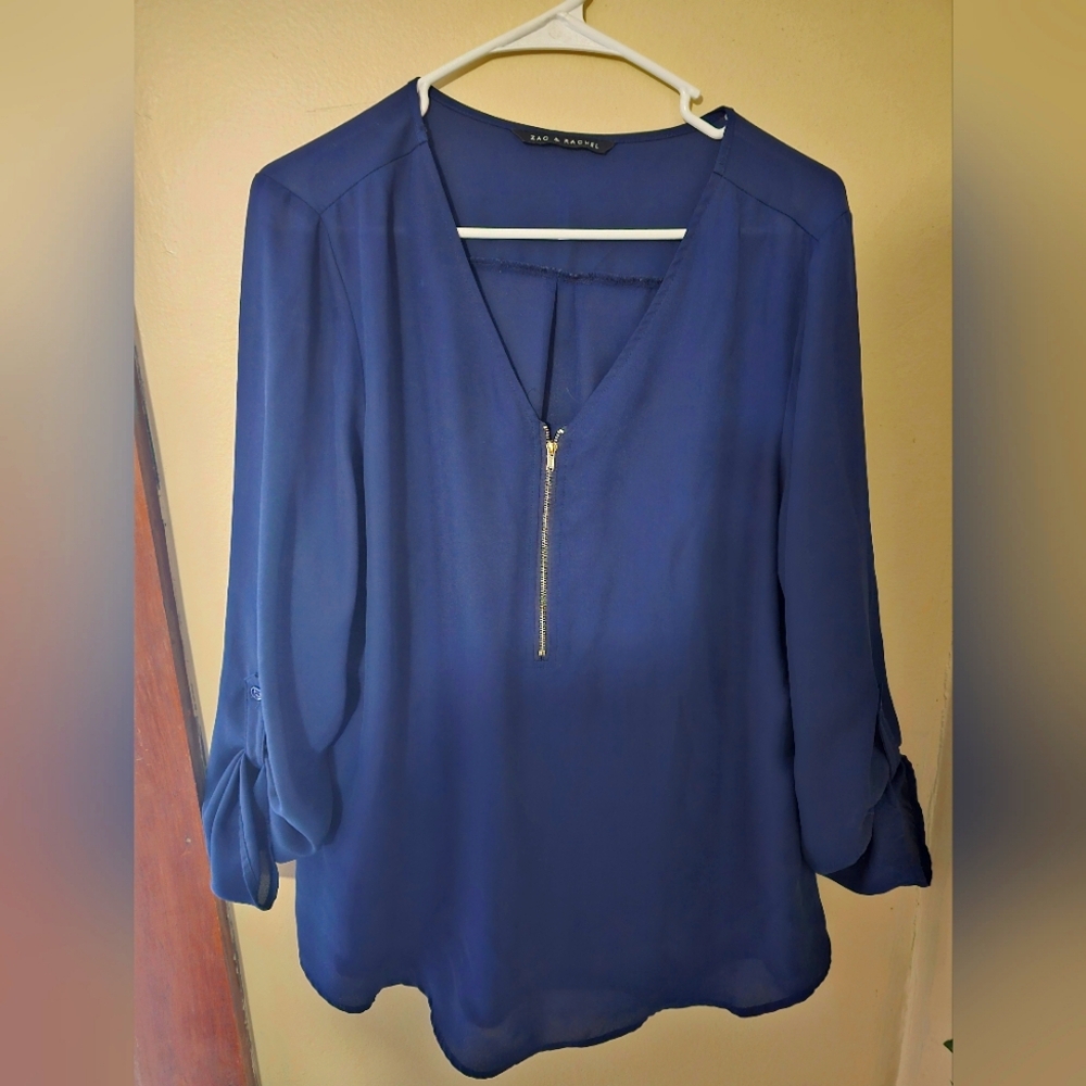 Women's navy blouse